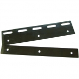 Plaque de fixation pour lanière souple PVC